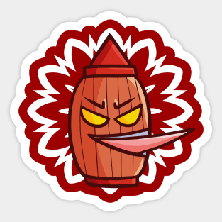 Japan Lantern Ghost Sticker